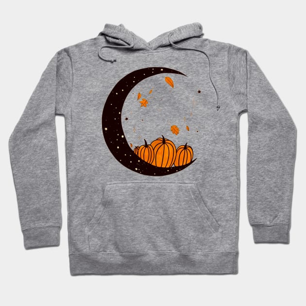 Autumn's Moon Hoodie by LunarsFlow